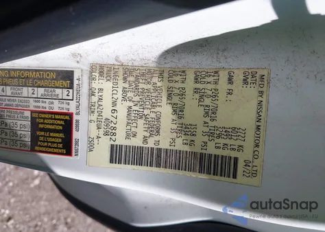 2022 Nissan Frontier King Cab S 4X2 из США, поврежденный, VIN 1N6ED1CL2NN672882